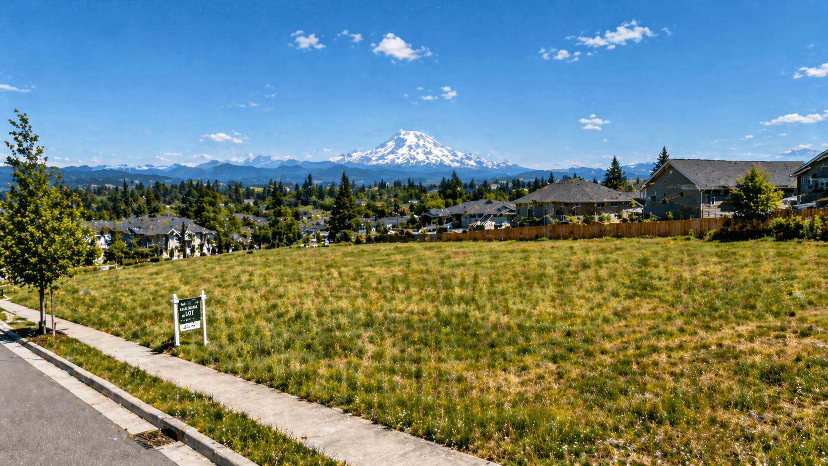 Vacant land in King County Washington