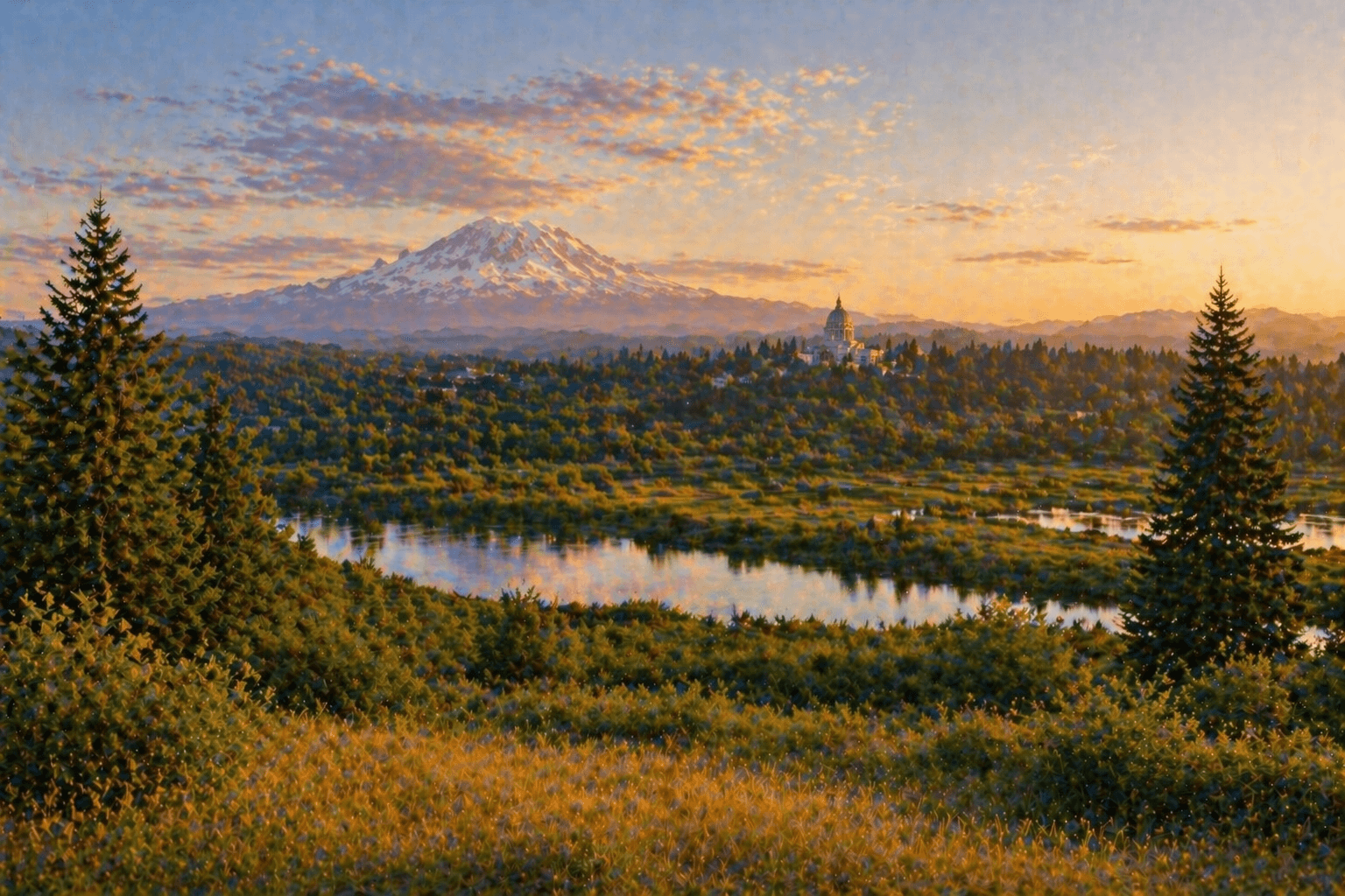Thurston County Washington land coverage